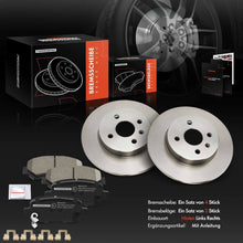 Bremsscheiben Bremsbeläge Hinten Ø264mm für Opel Astra H Combo Meriva A 4-Loch