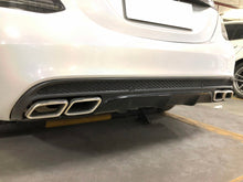 Diffusor Heckdiffusor + Auspuff Chrom für Mercedes Benz C Klasse W205 S205 C43 AMG Line di15