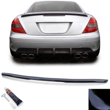Schwarz Glanz Sport Heckspoiler Lippe für Mercedes Benz SLK R171 04-11