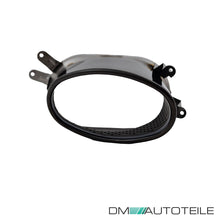 Auspuffblenden Endrohre Auspuff Schwarz Oval für Audi A6 C7 4G 2012-2019