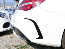 Flaps Flossen Flics Heck Stoßstange Schwarz für Mercedes CLA C117 X117 AMG Line CLA 45 AMG 2016-2019