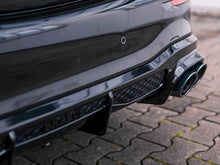 Diffusor Heckdiffusor + Auspuffblenden Schwarz für Mercedes S Klasse W223 AMG Line Bs Style 21-24