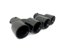 Schwarz Endrohre Auspuff Blenden für BMW 3er G20 G21 G28 M Sport Paket 19-22 et233