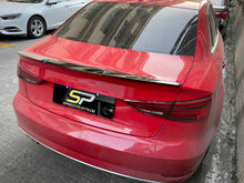 Schwarz Spoilerlippe Heckspoiler Hecklippe Spoiler für AUDI A3 8V Limo S Line 13-20 sp8