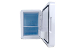 2 In 1 Mini Kühlschrank Kleiner Kühlschrank Schrankbox 6L Mit Spiegel für Auto Büro Camping Outdoor
