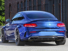 Diffusor Heckdiffusor Auspuffblenden Schwarz für Mercedes C-Klasse C205 Coupe A205 Cabrio C43 AMG Line di7