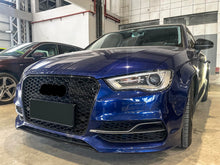 Wabengrill Kühlergrill Grill Schwarz für AUDI A3 8V S3 Vor MOPF 12-16 fg87