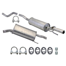 Auspuffanlage Für Opel Corsa B 1.0 i 12V Schalldämpfer Auspuff mit Anbausatz