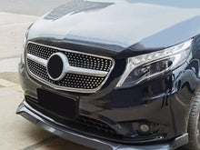 Diamantgrill Kühlergrill Front Grill Schwarz & Silber für Mercedes V-Klasse W447 2014-2019 Vor MOPF
