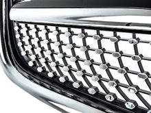 Diamant Kühlergrill Front Grill Schwarz für Mercedes Benz V-Klasse W447 V250 V260 14-19 fg353