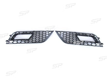 Nebelscheinwerfer Waben Gitter Schwarz für Audi A4 B8 B8.5 Serienstoßstange 2012-2015