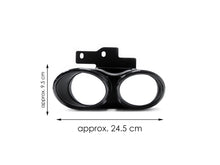 Diffusor Auspuff Schwarz für AUDI A6 Heckdiffusor C8 mit S-Line Limo 18-21 di133