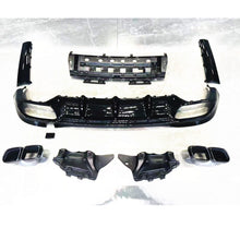 Heckdiffusor Auspuff Diffusor Schwarz Für Mercedes S-Klasse W223 AMG Line 21+