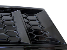 Lüftungsgitter Nebelscheinwerfer Gitter Blenden Schwarz für Audi A4 B9 Serien. 15-19