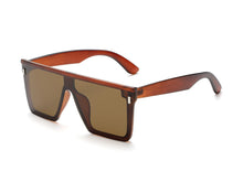 Polarisierte Sonnenbrille Rechteckige Brille Rahmen Unisex Gläser für Damen Herren 1302