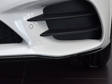 Front Stoßstange Spoilerlippe Frontspoiler Schwarz für Mercedes C Klasse W205 AMG Line Facelift 2018+