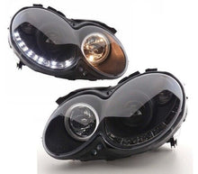 Halogen Scheinwerfer Mit E-Prüfzeichen für Mercedes Benz CLK 209 Bj 02-09 mit Led Standlicht