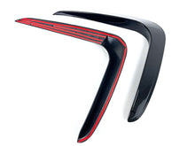 Front Stoßstange Blende Aero Flaps Flics Scharz Passend für BMW X3 G01 M Sport Paket 17-20