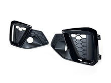 Lüftungsgitter Blenden Grill Gitter Schwarz für Audi A4 B9 ab 2020 MOPF mit ACC fg295