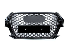 RSQ3 Stil Kühlergrill Wabengrill Schwarz für Audi Q3 Grill 8U S Line 2011-2014 vor MOPF fg243