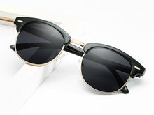 UV400-Schutz Sonnenbrille Groß Brille Runde Reisenbrille für Damen Herren Fahren Angeln