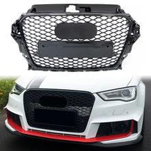 Wabengrill Kühlergrill Grill Schwarz für AUDI A3 8V S3 Vor MOPF 12-16 fg87