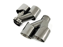 Chrom Endrohre Auspuff Blenden Passend für BMW 3er G20 G21 G28 M Sport Paket 19-22 et232