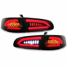Lightbar Voll LED Rückleuchten für SEAT IBIZA 6L 02-08 Schwarz Heckleuchten Mit E-Prüfzeichen