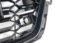 Kühlergrill Frontgrill Wabengrill Schwarz für Audi A4 S4 B9 S-Line Facelift 19+