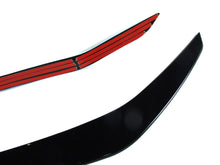 Front Stoßstange Flics Flaps Flossen Schwarz für VW Golf VII 7 GTI 2013-2016