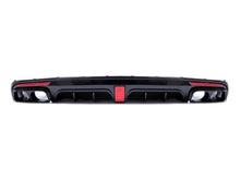Diffusor Heckdiffusor + Auspuffblenden Schwarz für Mercedes S-Klasse W222 V222 AMG Line 2013-2017 di136