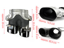 Diffusor Heckdiffusor Auspuff Schwarz für Mercedes E-Klasse C238 A238 AMG-Line 16-21