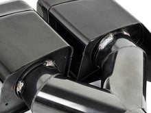 Auspuffblende Endrohr Blenden Y Eckig Schwarz für Mercedes CLS C218 C219 W221 S63 AMG