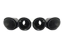 Glanz Carbon Duplex Sportauspuff Auspuffblenden Endrohre Passend für AUDI BMW VW Universal 60-64mm et258