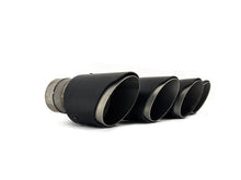 Matt Carbon Duplex Sportauspuff Auspuffblenden Endrohre Passend für AUDI BMW Benz Universal 58-62mm et255