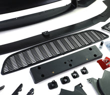 Sport Front Stoßstange + Spoilerlippe Schwarz Passend für BMW 3er F30 F80 Limo F31 Touring 2011-2019