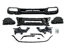 Schwarz Heckdiffusor Diffusor Endrohre für Mercedes W222 V222 AMG Line 17-20 MOPF