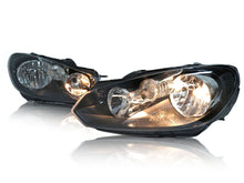 Paar Scheinwerfer Frontscheinwerfer Halogen für VW Golf 6 08-12 TSI TDI