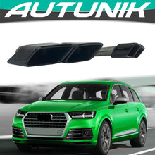Auspuffblenden Doppelrohr Endrohre Schwarz für AUDI Q7 4M Diesel 2016-2019 et38