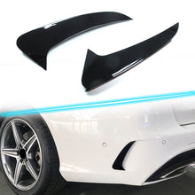 Heck Flossen Flaps Canards Splitter Aero Flics für Mercedes C-Klasse S205 Kombi C43 AMG Line 2015-2018 pz16
