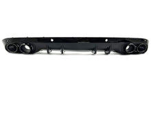 NEU Heckdiffusor Auspuff Blenden Schwarz Glanz für Mercedes C Kl. W205 S205 Seriens. di212