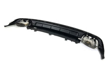 Schwarz Glanz Diffusor Auspuff für AUDI A6 Heckdiffusor C7 4G mit Seriens. MOPF 2015-2018 di213