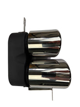 Schwarz Diffusor Aupuffblenden Chrom Passend für BMW G20 Heckdiffusor G21 M Paket 19-22