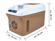 15L 2 In 1 Mini Kühlschrank Tragbar Kleine Schrankbox AC/DC für Auto Büro Camping Outdoor