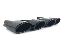 NEU Schwarz Auspuffblenden Auspuff Endrohr für Mercedes Benz W221 W211 W204 C218 R171 et250