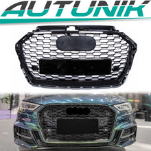 Schwarz Grill Kühlergrill Wabengrill für AUDI A3 S3 8V ohne ACC S Line MOPF 16-20 fg164