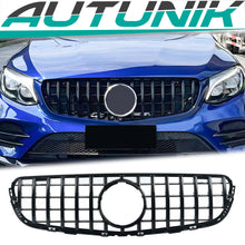 Kühlergrill Grill Panamericana Schwarz für Mercedes Benz GLC X253 Serienausstattung MODF ab 2019