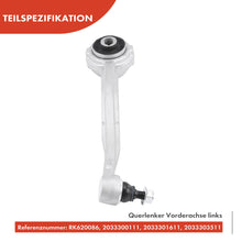 Querlenker Radaufhängung Vorne links für Mercedes W203 204 C204 CL203 CLK SLK