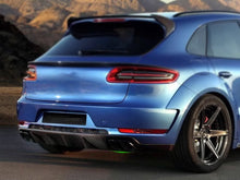 Sport Endrohre Auspuffblenden Doppelrohr Auspuff für Porsche Macan 2.0L 14-17