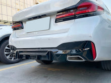 Heckdiffusor Diffusor Heckansatz Schwarz für BMW 5er G30 G31 Sport Paket 16-22